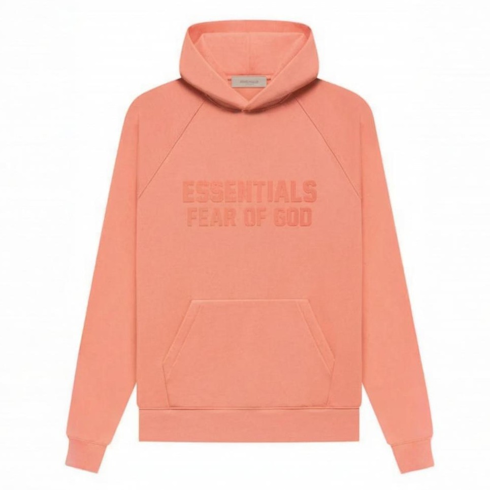 CORAL ESSENTIAL HOODIE